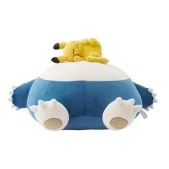 Snorlax Pikachu 51cm BIG Plush Pokémon Sleep Pokemon Center - Picture 8 of 10